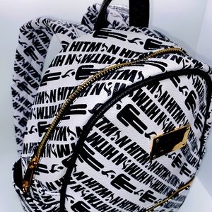 Hitman Vegan Leather Compact Backpack